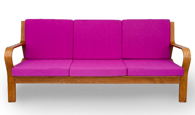 Hans Wegner GE-671 sofa designed in 1967 and produced by Getama.   Store formerly known as ARTFUL DODGER INC