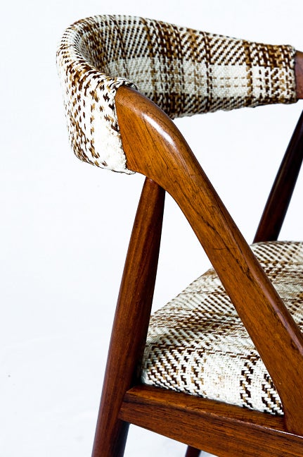Set Of 6 Rosewood Kai Kristiansen Dining Chairs 1