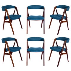 Set Of 6 Danish Dining Chairs 9