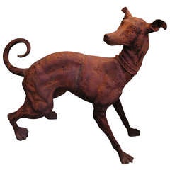 Great Cast Iron Dog Antique Great Cast Iron Dog