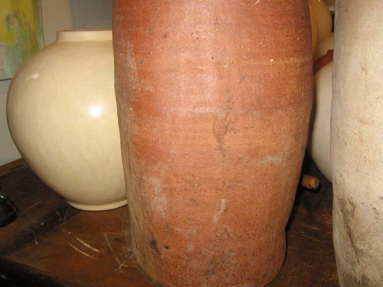 Ceramic Pair Stoneware Oil Vessels