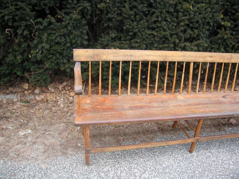 19th Century Long Simple Vintage Bench