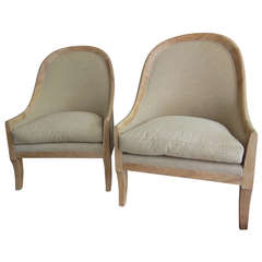 Pair of Vintage 1940s Armchairs