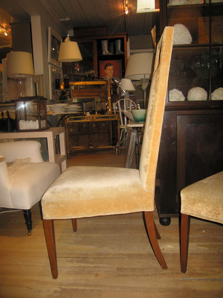 Pair of Tall Vintage 60's Chairs In Good Condition For Sale In Sag Harbor, NY