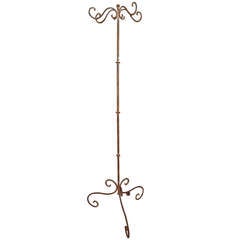 Antique French Iron Hatstand
