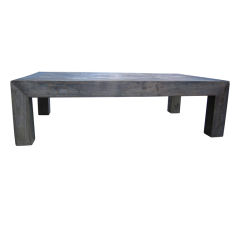Parsons Style Coffee Table