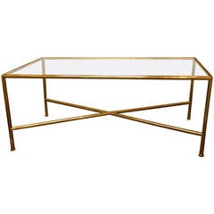 Vintage Brass Coffee Table