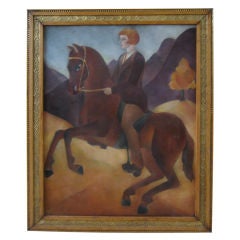 Lady on a Horse Oil