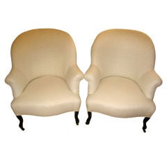 Pair English Arm Chairs