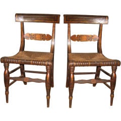 Pair of  Regency Chairs