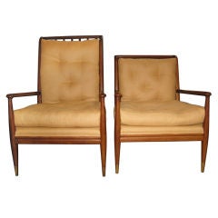 Pair of  Mr and Mrs Mid Century ArmChairs