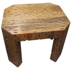Unusual Cactus Wood Side Table