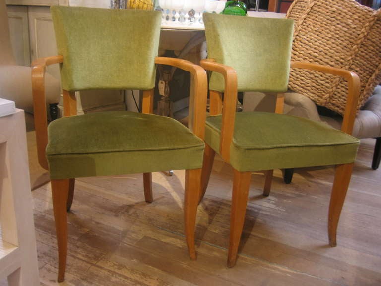 A nice pair of vintage 40's armchairs.
