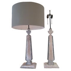 Pair  Continental Balustrade  Lamps