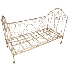 Antique Child's Campaign Bed