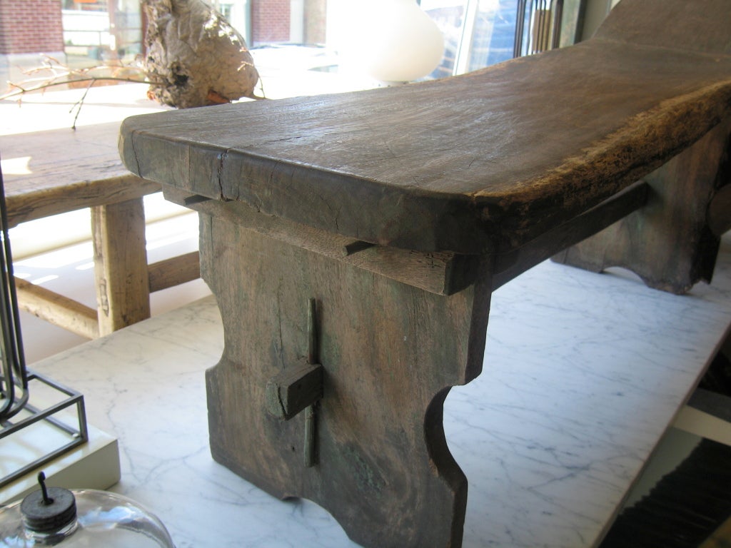 Vintage Balinese Bench