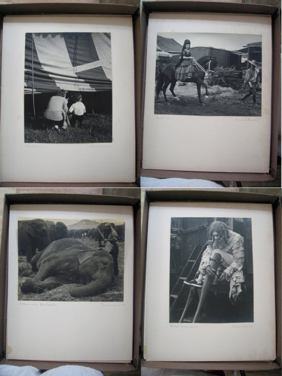 Collection of 23 Vintage Circus Photographs In Excellent Condition In Sag Harbor, NY