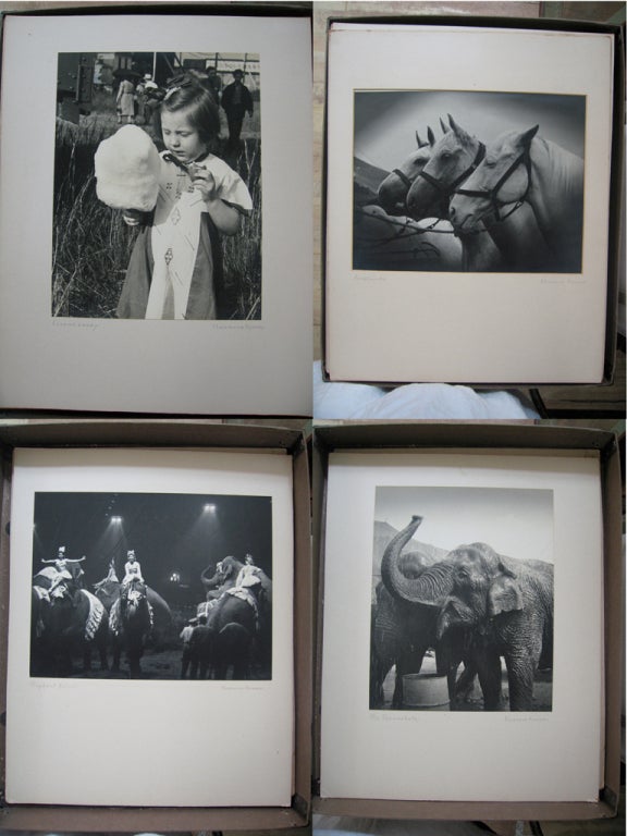 Mid-20th Century Collection of 23 Vintage Circus Photographs