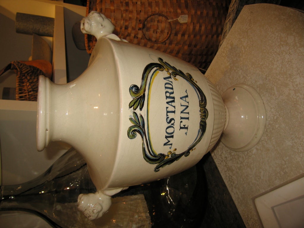 Vintage Mustard Container