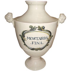 Antique Mustard Container