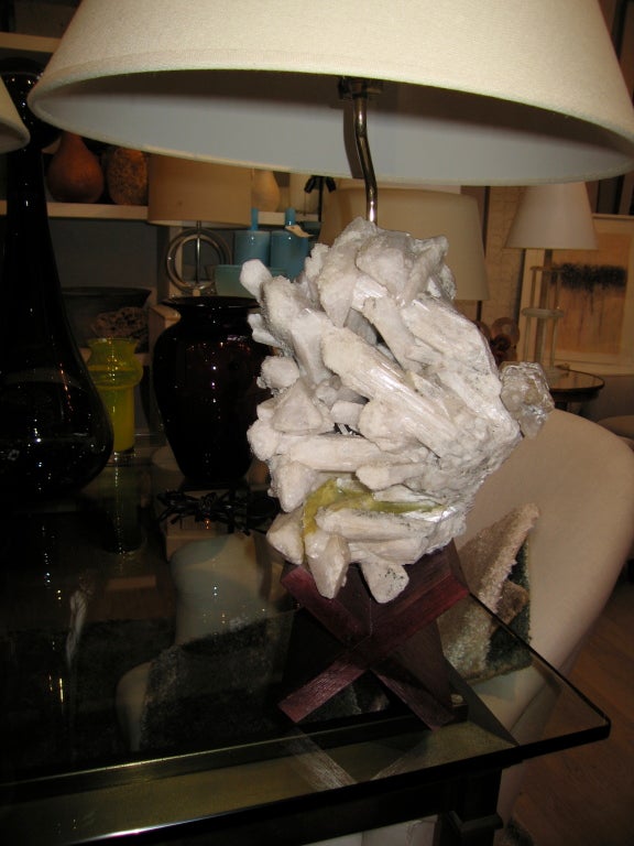 Pair of Geode Lamps