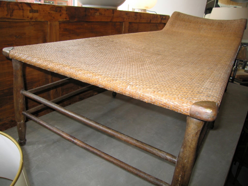 Vintage Woven Chaise 3