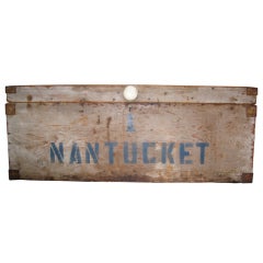 Antique Nantucket Wood Box
