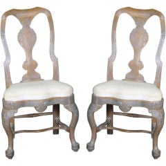 Pair of Swedish Rococo Chairs