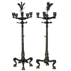 Pair of Neo Classical Candelabra
