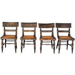 Set of Four Federal Chairs