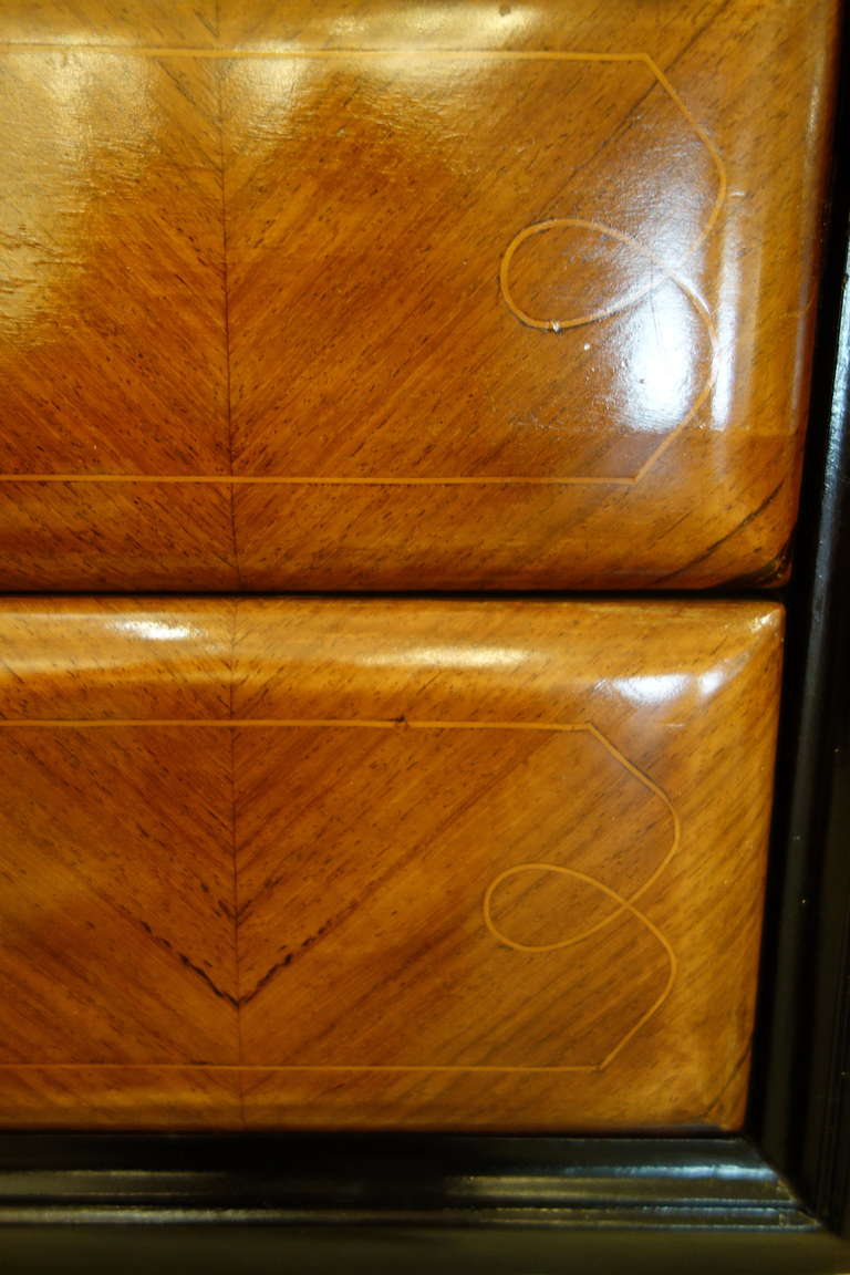 Brass Italian Mid-Century Six Drawer Dresser, Sideboard, or Buffet