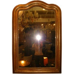 Antique 19th Century Louis Philippe Style 50" Gilt Mirror