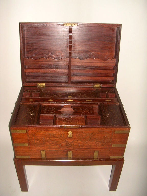 Rosewood 19th C Anglo-Indian 24