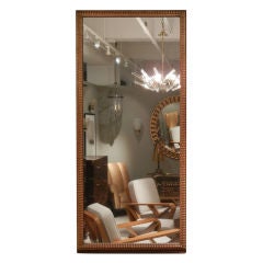 French 19th C Rectangular Gilt 58" Trumeau Mirror