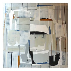 "Sequel, " Painting By James Kennedy, 51" x 51" Dyptych Available