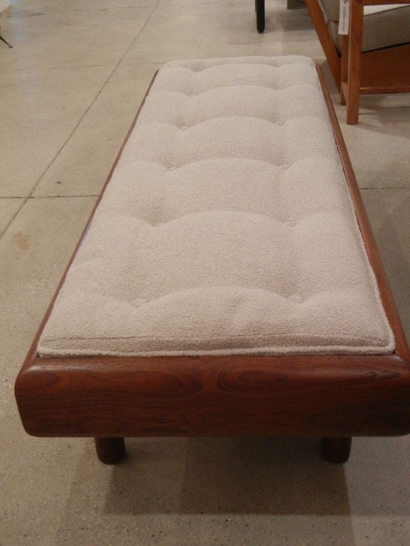 Mid-20th Century Adrian Pearsall  Mid-Century 5' Upholstered Bench/Coffee Table