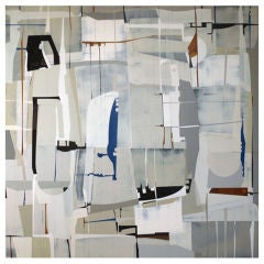 "Sequel II, " Painting By James Kennedy, 51x51" Diptych Available