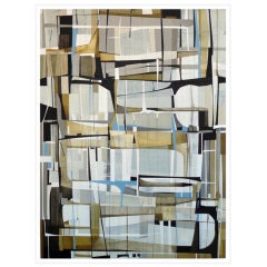 "Lunette, " Framed 52" x 40" Painting By Artist James Kennedy