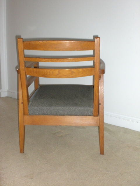 Mid-20th Century Pair Of Unusual Adjustable Arm Chairs For Sale