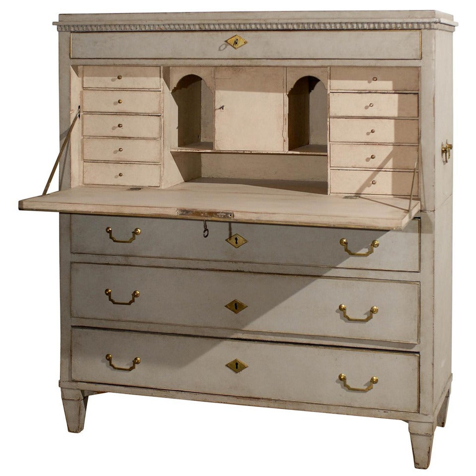 Schwedischer Drop Front Desk