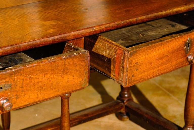 French Period Louis XIII Walnut Table
