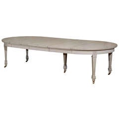 Painted Swedish Oval Extension Table