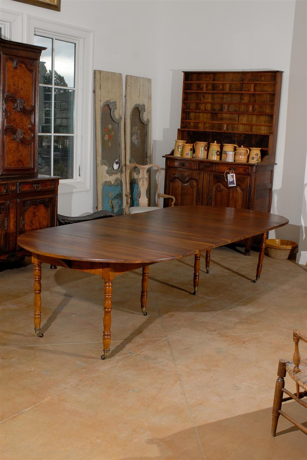 Louis Philippe 19th Century Extension Dining Table
