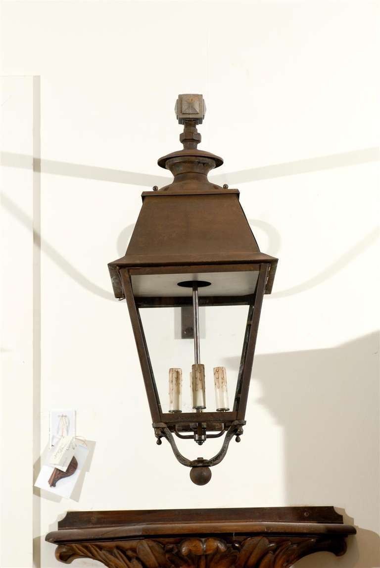 19th Century Wall Lanterns from France 2