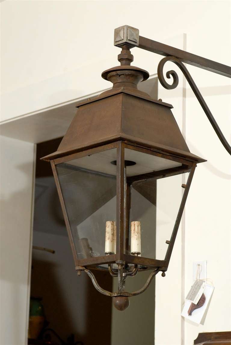 19th Century Wall Lanterns from France 1