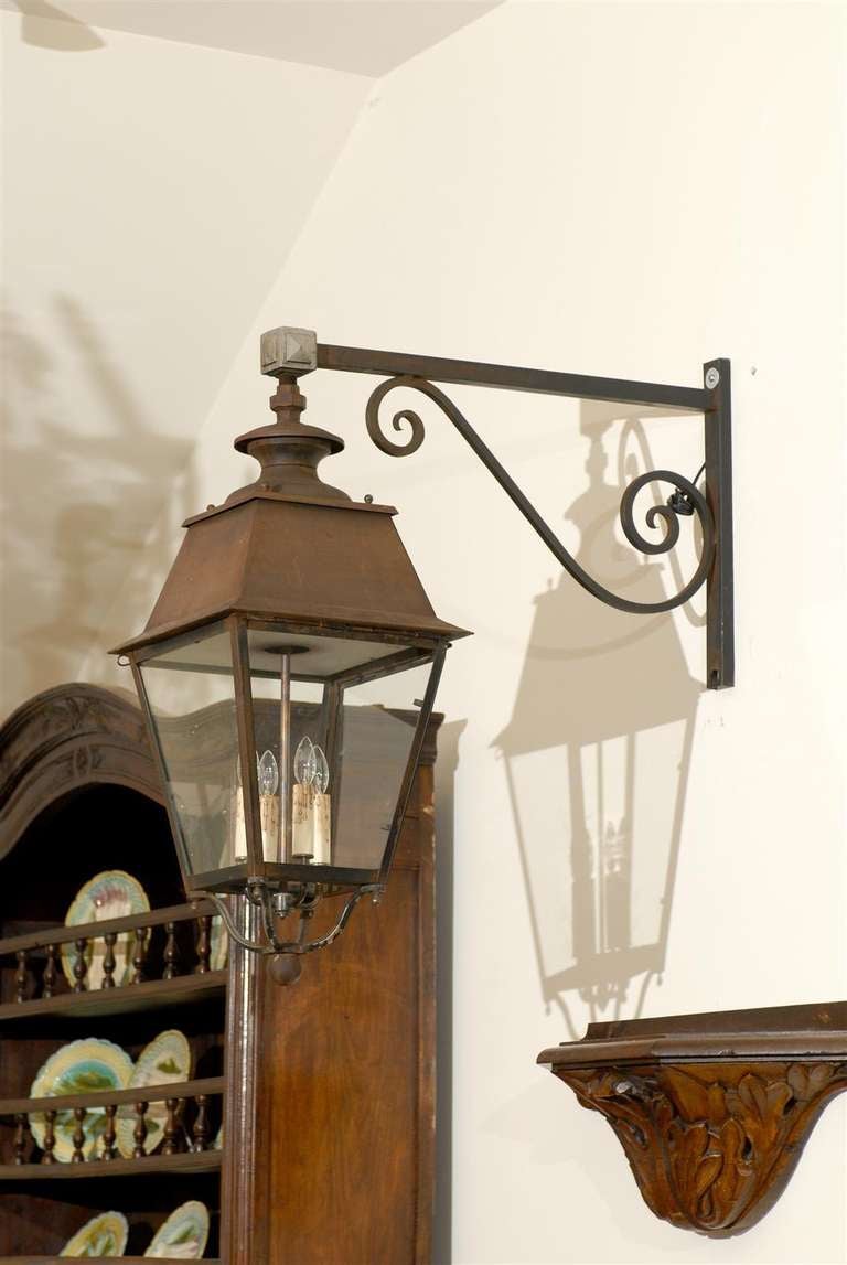 French 19th Century Wall Lanterns from France