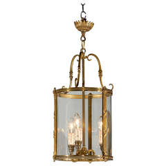 Bronze Louis XVI Style Lantern