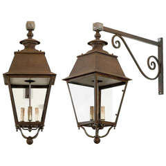 19th Century Wall Lanterns from France