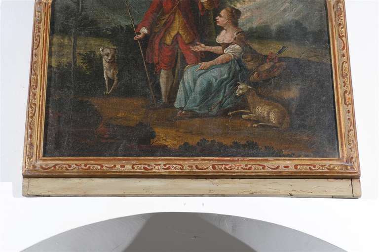 18th Century French Painting In Excellent Condition In Atlanta, GA