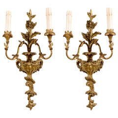 Antique Gilded Italian Sconces